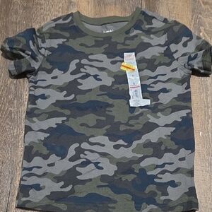 jumping beans Camouflage Short Sleeve Tee - Green, Black, Gray